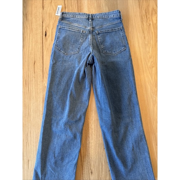New Old Navy High-Rise O.G. Loose Secret Smooth Pockets Jeans Women's Sz 2 Tall - Picture 6 of 6